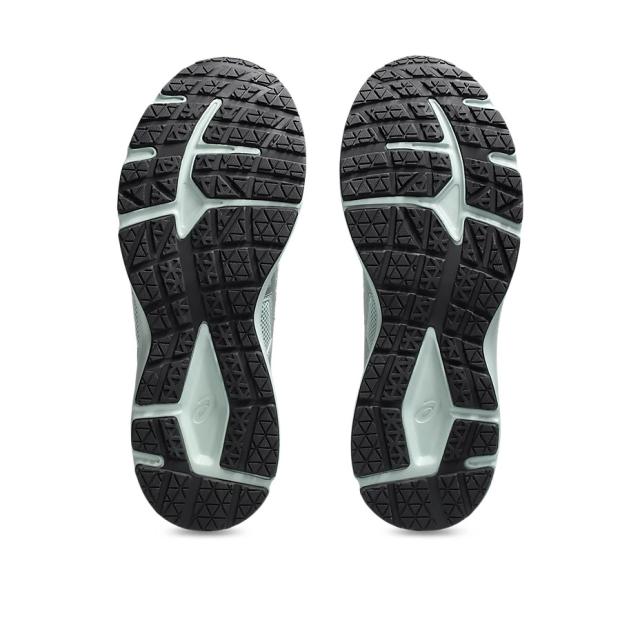 JOG 100S 1203A684.300 アシックス ASICS スニーカー ランニングシューズ メンズ レディース ジョギング ウォーキング ジム 通学 通勤 軽量 クッション性 衝撃吸収 EVAミッドソール 履きやすい 疲れにくい おしゃれ 人気 スポーツシューズ 2Eワイズ 黒 グレー シルバー 緑_8