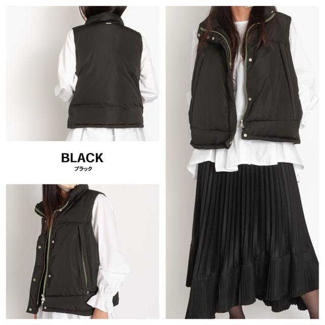 sfide ダウンベスト Down S Vest アウトドア ライブ 防寒対策 冷え性 底冷え 対策 暖かい 温い ぬくもり 肌寒い アウター 綺麗 ブラック ベージュ ブルー 通勤 通学 レディース 女性 スフィーデ No.1238004 ブランド 韓国 韓流_10