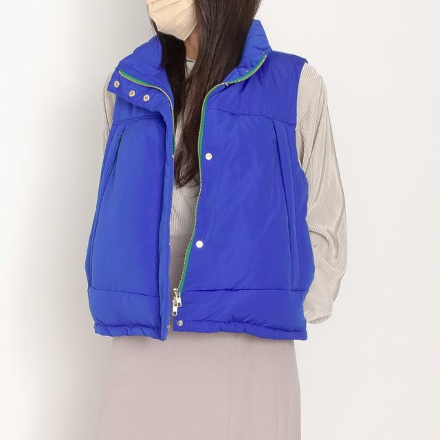 sfide ダウンベスト Down S Vest アウトドア ライブ 防寒対策 冷え性 底冷え 対策 暖かい 温い ぬくもり 肌寒い アウター 綺麗 ブラック ベージュ ブルー 通勤 通学 レディース 女性 スフィーデ No.1238004 ブランド 韓国 韓流_15