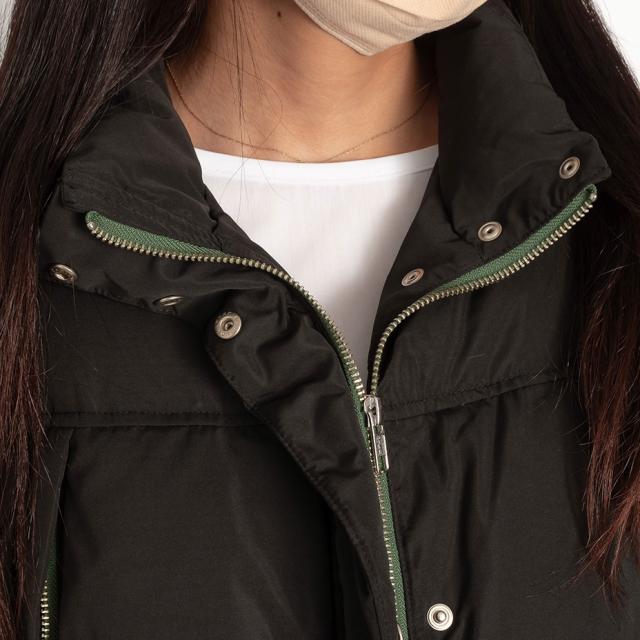 sfide ダウンベスト Down S Vest アウトドア ライブ 防寒対策 冷え性 底冷え 対策 暖かい 温い ぬくもり 肌寒い アウター 綺麗 ブラック ベージュ ブルー 通勤 通学 レディース 女性 スフィーデ No.1238004 ブランド 韓国 韓流_6