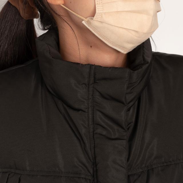 sfide ダウンベスト Down S Vest アウトドア ライブ 防寒対策 冷え性 底冷え 対策 暖かい 温い ぬくもり 肌寒い アウター 綺麗 ブラック ベージュ ブルー 通勤 通学 レディース 女性 スフィーデ No.1238004 ブランド 韓国 韓流_7