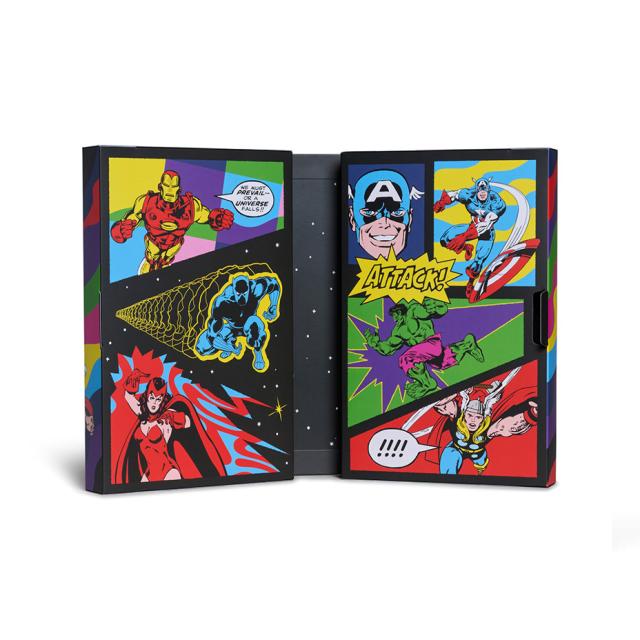 happy socks ハッピーソックス ギフト MARVEL Avengers 6-Pack Socks Gift Set マーベル アベンジャーズ 6足セット P003595 靴下 メンズ レディース おしゃれ ブランド かわいい ビジネス ギフトボックス ソックス スニーカー クルー丈 くつ下 カジュアル 2025 冬 春 春夏 happy socks ハッピーソックス ギフト MARVEL Avengers 6-Pack Socks