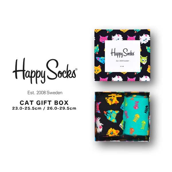 ハッピーソックス 靴下 Happy Socks レディース メンズ ブランド ソックス おしゃれ 2足セット ギフトボックス クルー丈 綿混 カラフル の通販はau Wowma Spiralcode Casual Business Fashon