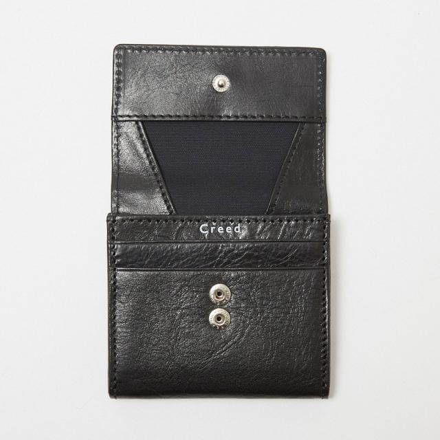 クリード 財布 Creed メンズ レディース 二つ折 二つ折り 本革 ブランド 小銭入れ キャッシュレス 黒 さいふ シンプル 使いやすい おしゃれ かぶせ フラップ 二つ折り財布 小銭入れあり コンパクト オシャレ 薄型 ブラック 2025 冬 春 春夏 クリード 財布 Creed メンズ レディース 二つ折 二つ折り 本革