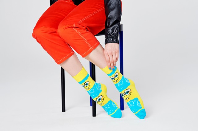 ハッピーソックス 靴下 Happy Socks スポンジボブ コラボ メンズ レディース ブランド ソックス おしゃれ クルー丈 綿混 カラフル カジュの通販はau Pay マーケット Spiralcode Casual Business Fashon