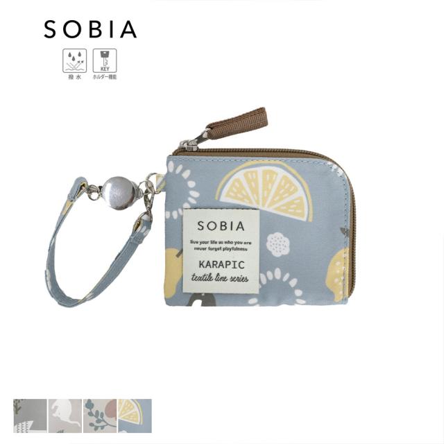 SOBIA ソビア パスケース リール付き 落ちない ブランド 薄型 レディース 女性 定期入れ icカード かわいい おしゃれ 可愛い ...