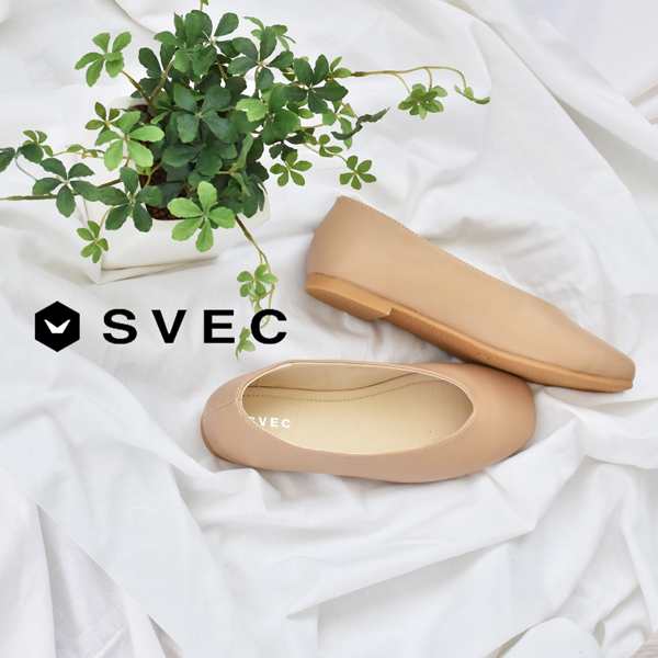 パンプス レディース ローヒール ぺたんこ Vカット フラットシューズ バレエシューズ 痛くない 歩きやすい ブランド Svec シュベック オの通販はau Pay マーケット Spiralcode Casual Business Fashon