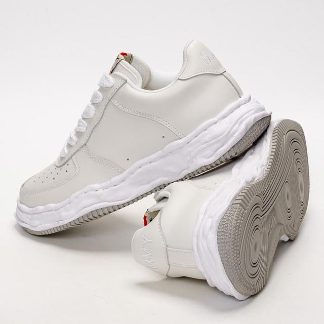 Maison MIHARAYASUHIRO ユニセックス メンズ レディース WAYNE LOW Original Sole Leather ローカット ギフト 革靴 ホワイト 白 厚底 スニーカー 厚底シューズ 靴 シューズ メゾン ミハラヤスヒロ ブランド 送料無料 Maison MIHARAYASUHIRO ユニセックス メンズ レディース WAYNE LOW