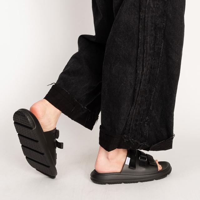 HIJACK SANDALS サンダル メンズ ALLEY Blac かっこいい モード系 クール 格好いいビーチサンダル 靴 シューズ スリッパ ブラック 黒 EVA ナイロン レジャー ライブ フェス 海 プール 革 ハイジャックサンダルス ブランド_13