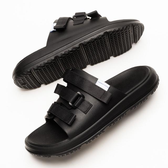 HIJACK SANDALS サンダル メンズ ALLEY Blac かっこいい モード系 クール 格好いいビーチサンダル 靴 シューズ スリッパ ブラック 黒 EVA ナイロン レジャー ライブ フェス 海 プール 革 ハイジャックサンダルス ブランド_15
