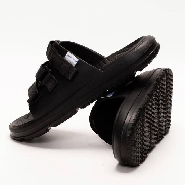 HIJACK SANDALS サンダル メンズ ALLEY Blac かっこいい モード系 クール 格好いいビーチサンダル 靴 シューズ スリッパ ブラック 黒 EVA ナイロン レジャー ライブ フェス 海 プール 革 ハイジャックサンダルス ブランド_17