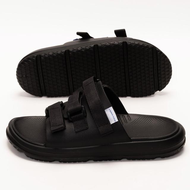 HIJACK SANDALS サンダル メンズ ALLEY Blac かっこいい モード系 クール 格好いいビーチサンダル 靴 シューズ スリッパ ブラック 黒 EVA ナイロン レジャー ライブ フェス 海 プール 革 ハイジャックサンダルス ブランド_18