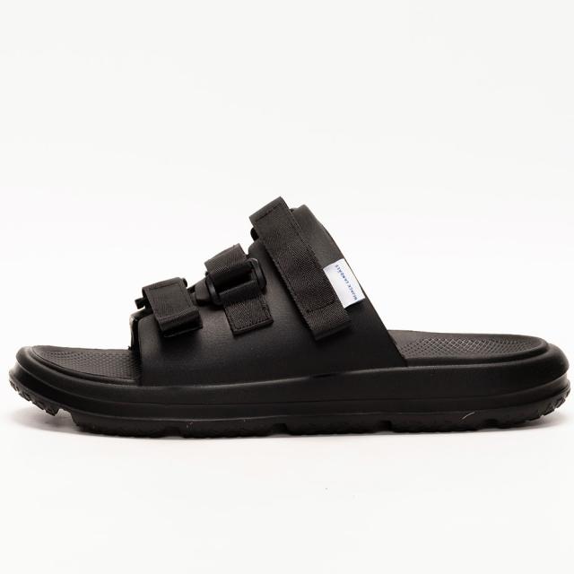 HIJACK SANDALS サンダル メンズ ALLEY Blac かっこいい モード系 クール 格好いいビーチサンダル 靴 シューズ スリッパ ブラック 黒 EVA ナイロン レジャー ライブ フェス 海 プール 革 ハイジャックサンダルス ブランド_2
