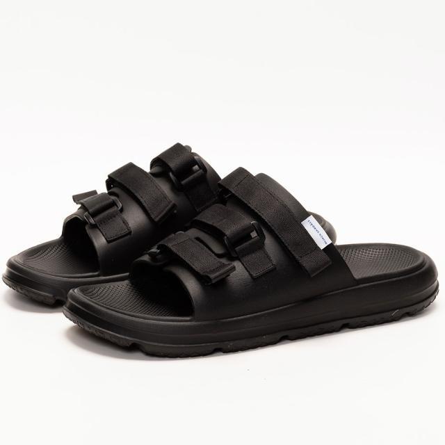 HIJACK SANDALS サンダル メンズ ALLEY Blac かっこいい モード系 クール 格好いいビーチサンダル 靴 シューズ スリッパ ブラック 黒 EVA ナイロン レジャー ライブ フェス 海 プール 革 ハイジャックサンダルス ブランド_5