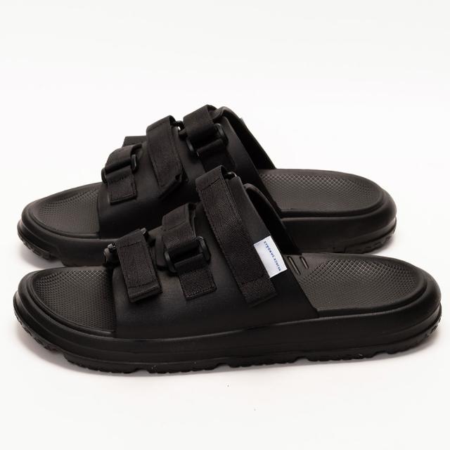 HIJACK SANDALS サンダル メンズ ALLEY Blac かっこいい モード系 クール 格好いいビーチサンダル 靴 シューズ スリッパ ブラック 黒 EVA ナイロン レジャー ライブ フェス 海 プール 革 ハイジャックサンダルス ブランド_6
