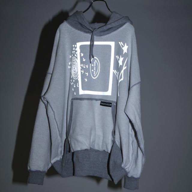 BODYSONG. フーディ HOODIE ASK BS239201 パーカー リバーシブル 裏毛 