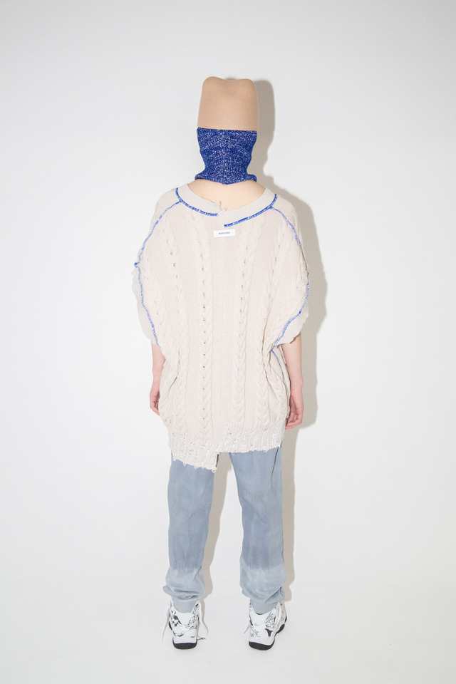 BODYSONG. ニットベスト INSIDE OUT KNIT V BS239301 日本製 リバーシブル ニット ベスト オーバーサイズ トップス  半袖 アウター 大きの通販はau PAY マーケット - 靴のSVEC au PAY マーケット店 | au PAY マーケット－通販サイト