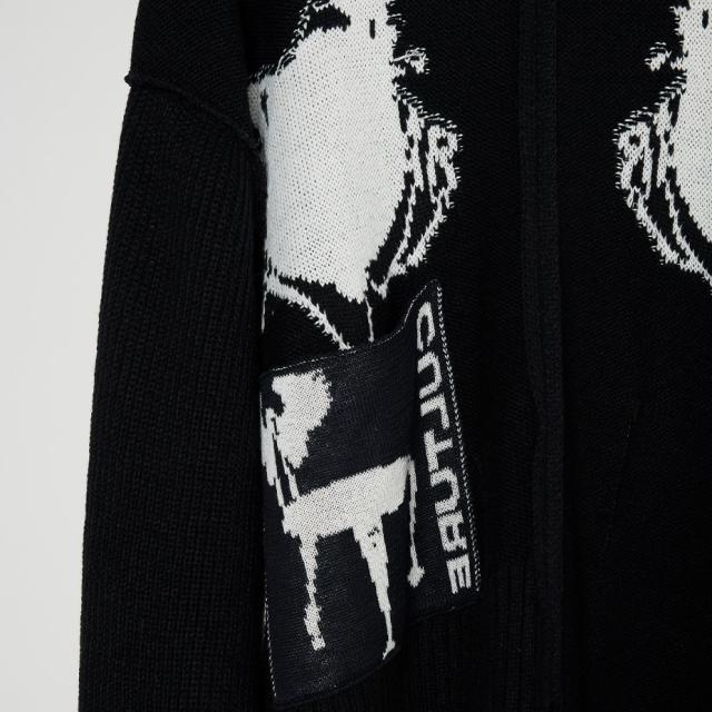 HOODIE POWER DRUKQS GLITCH EMB BS249203 ブランド BODYSONG. ボディ