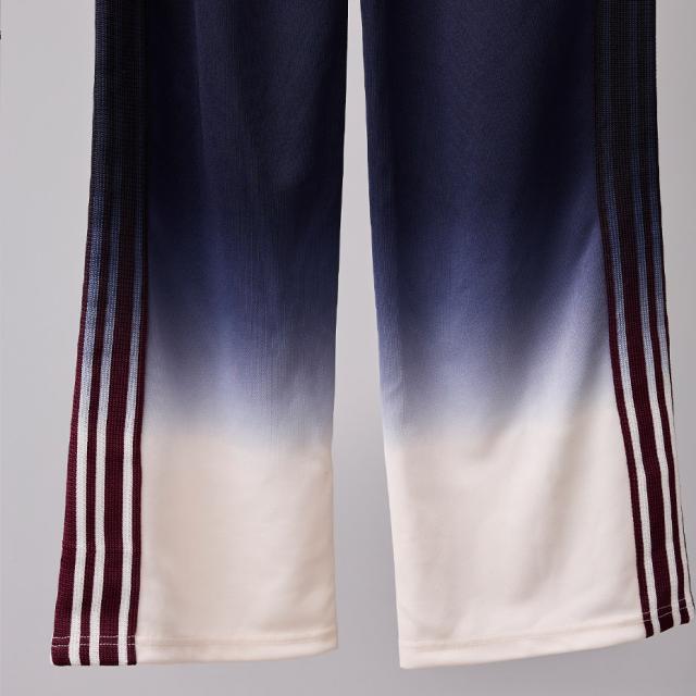 GRADIENT DYED TRACK TROUSERS 03 BS250619 ブランド BODYSONG. ボディソング トラックパンツ レディース メンズ ジャージ セットアップ 可能 下 トラック パンツ おしゃれ 可愛い カジュアル ブラック 黒 ブルー 青 ホワイト 白 国産 日本製 2025 冬 春 春夏_12