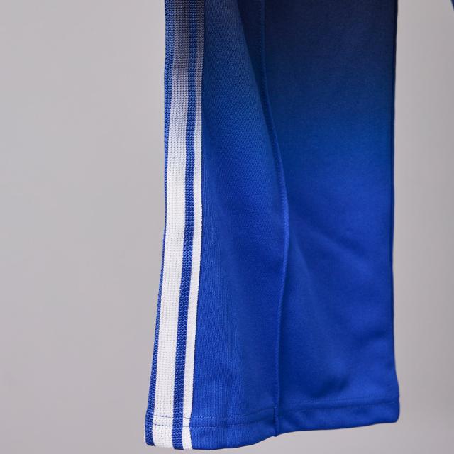 GRADIENT DYED TRACK TROUSERS 03 BS250619 ブランド BODYSONG. ボディソング トラックパンツ レディース メンズ ジャージ セットアップ 可能 下 トラック パンツ おしゃれ 可愛い カジュアル ブラック 黒 ブルー 青 ホワイト 白 国産 日本製 2025 冬 春 春夏_4