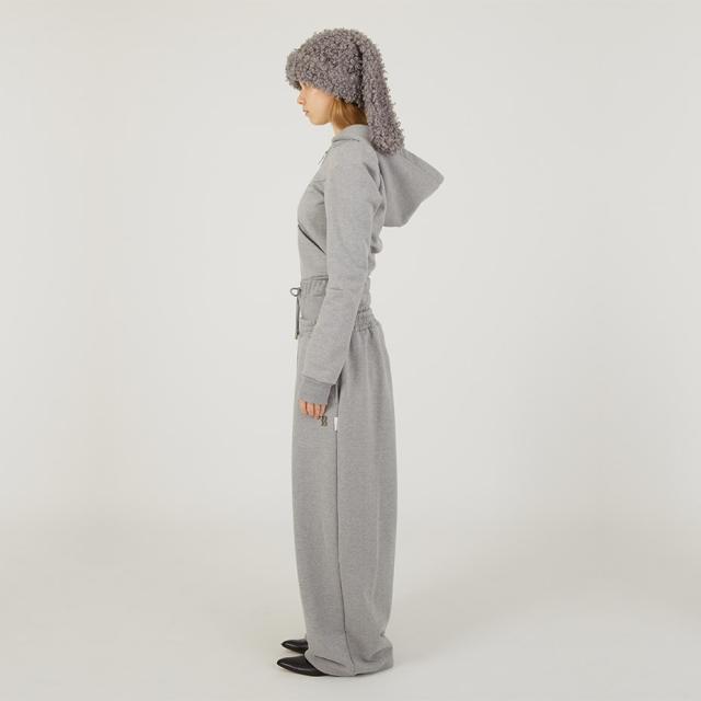 BASICKS ベイシックス Layered Sweat Trousers a-HD04P スウェットパンツ レディース メンズ ワイド ゆったり ブランド ワイドスウェットパンツ ダブルウエスト スウェット パンツ ストレート おしゃれ かわいい 可愛い カジュアル ブラック 黒 グレー_16