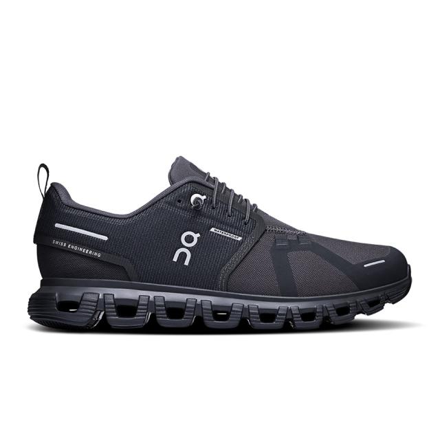 オン on On スニーカー クラウド6 ウォータープルーフ cloud6 Waterproof レディース シューズ クラウド cloud 6 メンズシューズ ランニングシューズ レインシューズ ブランド 防水 雨 防風 おしゃれ 軽量 軽い 厚底 結ばない ひも ブラック 黒 靴 くつ 2025 冬 春 春夏_5
