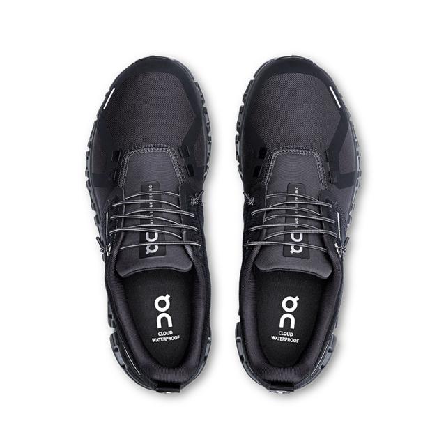 オン on On スニーカー クラウド6 ウォータープルーフ cloud6 Waterproof レディース シューズ クラウド cloud 6 メンズシューズ ランニングシューズ レインシューズ ブランド 防水 雨 防風 おしゃれ 軽量 軽い 厚底 結ばない ひも ブラック 黒 靴 くつ 2025 冬 春 春夏_9