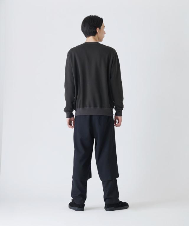 DIET BUTCHER スウェット Lightning detail sweat shirt スウェットシャツ 稲妻 雷 ヴィンテージ調 すっきり シルエット トップス 長袖 ＃04 ＃87 ブラック グレー ホワイト メンズ 紳士 ダイエットブッチャー ブランド 送料無料 DIET BUTCHER スウェット Lightning detail sweat shirt スウェット