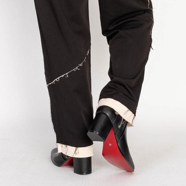 冬新作 新作 endevice メンズ ショートブーツ 約8cmヒール 3E ヒール