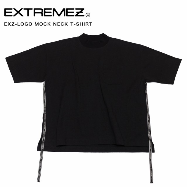 Extremez エクストリームズ ブランド モックネック Tシャツ レディース メンズ 半袖 カジュアル おしゃれ オシャレ ロゴ ロゴテープ ゆっの通販はau Pay マーケット Spiralcode Casual Business Fashon