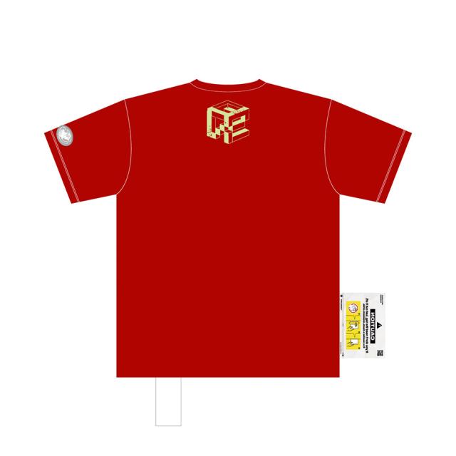 "GOMENNE" I am the one who can manipulate me. FVS16 ブランド FlexibleVisual SPCE フレキシブル ヴィジュアル スペース tシャツ メンズ レディース 半袖 ゆったり おしゃれ 綿100% 丈長め 可愛い プリント カジュアル トップス オーバーサイズ レッド 赤 2025 冬 春 春夏