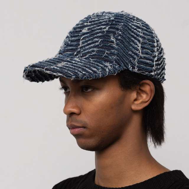 KAMIYA コラボ デニム キャップ Wave Denim Cap G11AC052 メンズ レディース ユニセックス CA4LA 帽子 ぼうし  おしゃれ コットン 100% 綿 調整可能 ブラック インディゴ 黒 紺 カミヤ カシラ Designer Profile ブランド  送料無料の通販はau PAY マーケット -