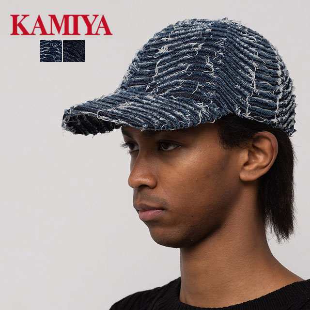 KAMIYA コラボ デニム キャップ Wave Denim Cap G11AC052 メンズ 