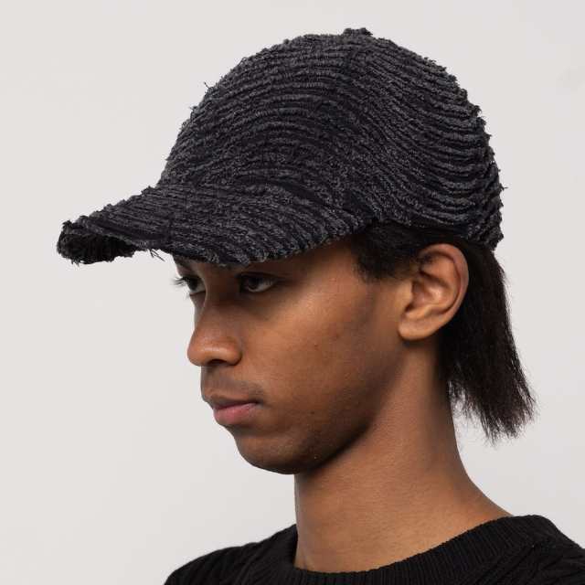 KAMIYA コラボ デニム キャップ Wave Denim Cap G11AC052 メンズ レディース ユニセックス CA4LA 帽子 ぼうし  ボウシ おしゃれ カジュアル コットン 100% 綿 調整可能 ブラック インディゴ 黒 紺 日本製 カミヤ カシラ Designer Profile  ブランド 春夏秋冬