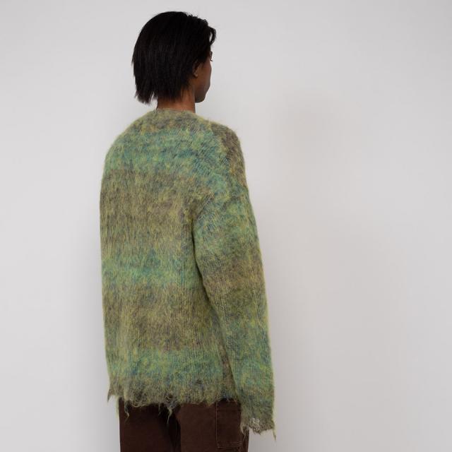 Kasuri Mohair Cardigan KAMIYA カミヤ KAMIYA（カミヤ）の「Kasuri Mohair Cardigan（カーディガン
