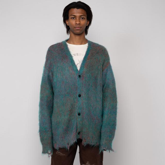 Kasuri Mohair Cardigan KAMIYA カミヤ 楽天市場】Kasuri Mohair Cardigan G11CD030 ブランド KAMIYA