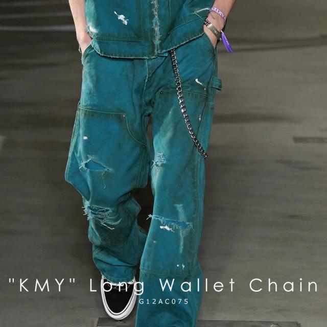 KAMIYA カミヤ "KMY" Long Wallet Chain ウォレットチェーン ロング 真鍮 G12AC075 メンズ ブランド おしゃれ ロゴ アメカジ アクセサリー ギフト プレゼント 誕生日 2025 春 春夏 夏