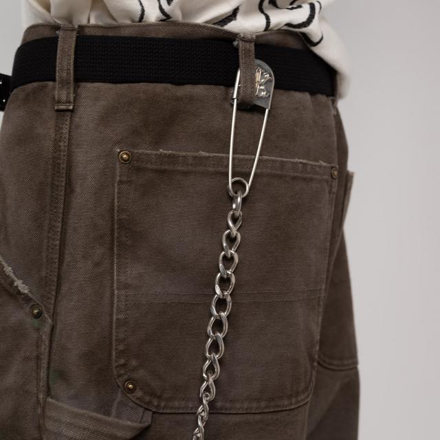 KAMIYA カミヤ "KMY" Long Wallet Chain ウォレットチェーン ロング 真鍮 G12AC075 メンズ ブランド おしゃれ ロゴ アメカジ アクセサリー ギフト プレゼント 誕生日 2025 春 春夏 夏