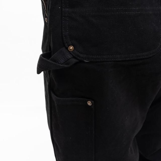 KAMIYA BORO Duck Painter Pants カミヤ ボロ ダック ペインターパンツ G16PT102 メンズ レディース ダブルニー ダブルニーパンツ ペインター パンツ 綿 ワイドストレートパンツ ワイドストレート アメカジ おしゃれ ブランド ボロ加工 ダメージ加工 ワイド ブラック 黒