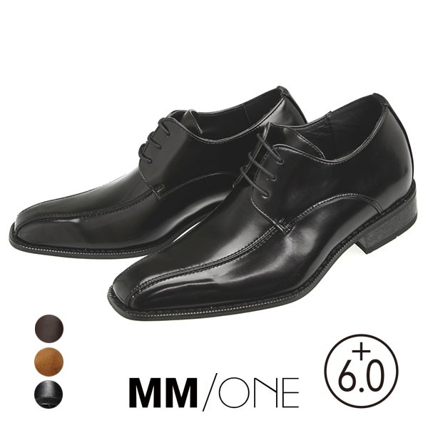 MM/ONE ビジネスシューズ メンズ 革靴 6cmアップ シークレットシューズ