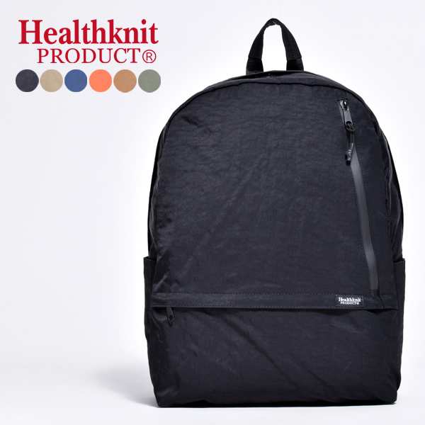 Healthknit ヘルスニット ブランド リュック メンズ レディース バッグ リュックサック マザーズリュック デイパックパック 大容量 撥水 多収納 可愛い ブラック 黒 ベージュ 茶色 ネイビー オレンジ ホワイト 送料無料の通販は 7,207円