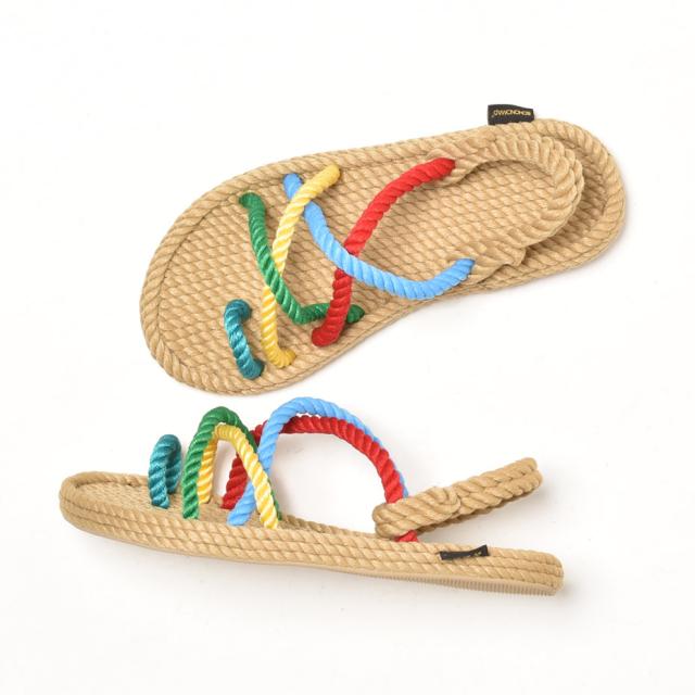 送料無料 ロープサンダル サンダル レディース 速乾性 軽量 抗菌性