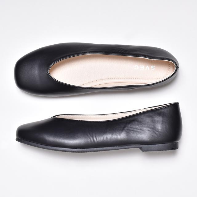 セール パンプス ローヒール ぺたんこ Vカット フラットシューズ バレエシューズ 歩きやすい レディース ブランド Svec シュベック オフの通販はau Pay マーケット Spiralcode Casual Business Fashon