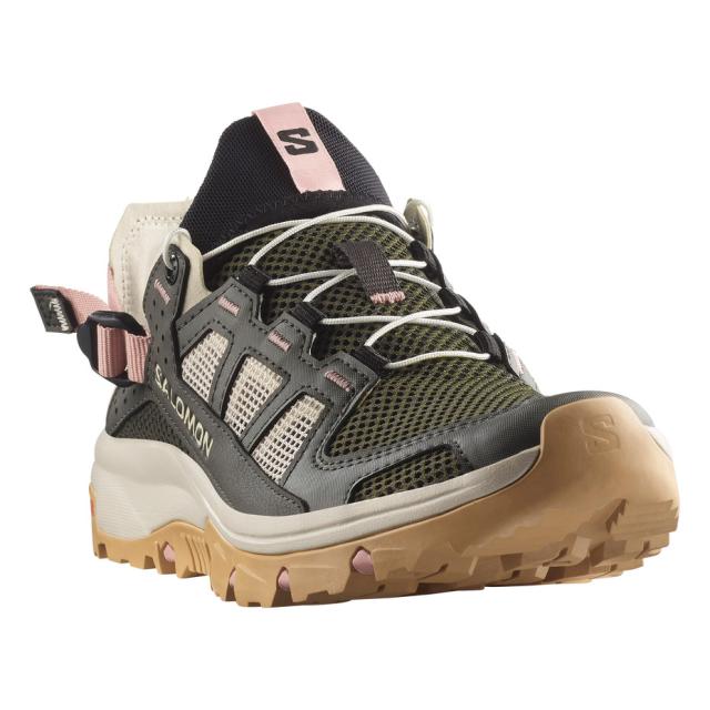 サロモン TECHAMPHIBIAN 5 salomon テックアンフィビアン L47750800 スニーカー レディース スニーカーサンダル サンダル スポーツサンダル 軽量 軽い かかと踏める かかと 踏む 通気性 速乾 クイックレース シューズ 靴 撥水_1