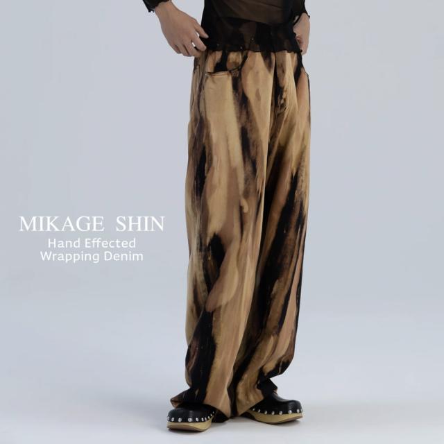 MIKAGE SHIN ミカゲ シン ミカゲシン Hand Effected Wrapping Denim