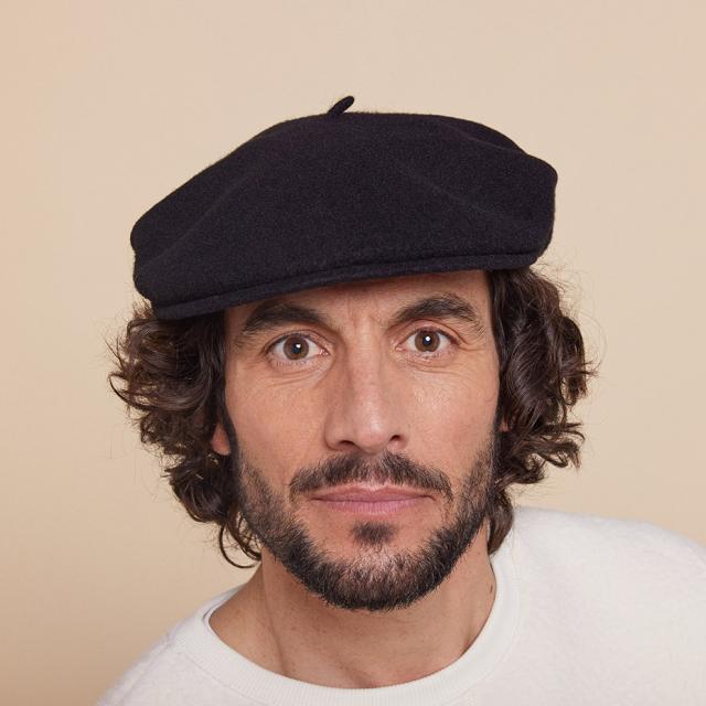 LAULHERE フラットキャップ OLORON オロロン LAU00517 ハンチングハット 日よけ 紫外線対策 小顔効果 ギフト綺麗 上品 レトロ ユニセックス 男女兼用 メンズ レディース 帽子 ボウシ 黒 ブラック ロレール ブランド LAULHERE フラットキャップ OLORON オロロン LAU00517 ハンチング