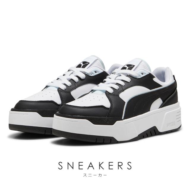 PUMA スエード 厚底スニーカー ホワイト/ブラック 送料無料 スニーカー レディース 厚底スニーカー puma プーマ