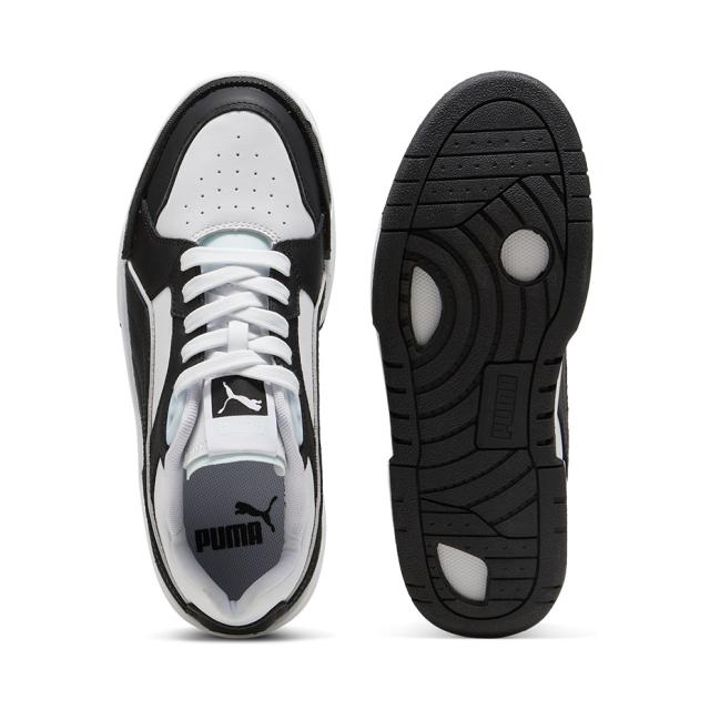 PUMA シーエー フライズ ウィメンズ puma CA. FLYZ 厚底 スニーカー レディース 厚底スニーカー ブランド ローカット ローカットスニーカー コート レザー 本革 CA. FLYZ 靴 シューズ ブラック ホワイト 白 黒 プーマ ブランド_6