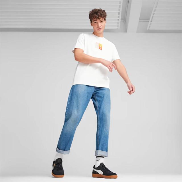 PUMA ユニセックス パレルモ レザー スニーカー メンズ レディース シューレース 短靴 ローカットシューズ 痛くない ギフト プレゼント 80年代 サッカー レトロ ホワイト グレー 白 靴 シューズ プーマ ブランド秋冬 送料無料