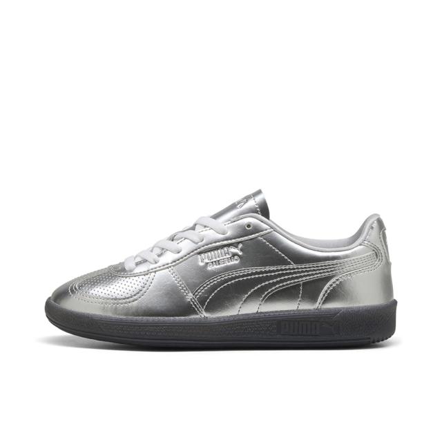 プーマ スニーカー レディース パレルモ アストロ エスケープ puma Palermo Astro Escape Wns きれいめ ブランド ローカット ジャーマントレーナー クリアソール シルバー メタリック 靴 シューズ 402331 秋 冬_2